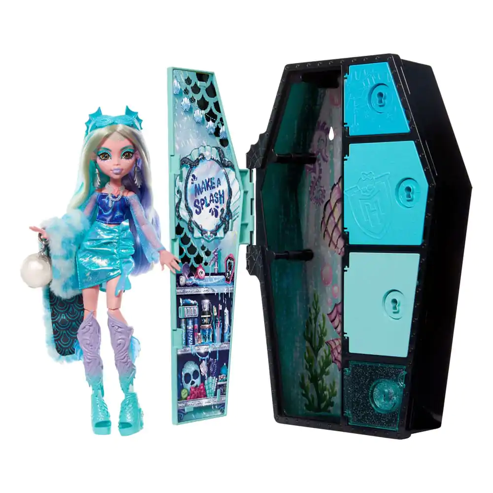 Monster High Skulltimate Secrets: Fearidescent Puppe Lagoona Blue 25 cm Produktfoto