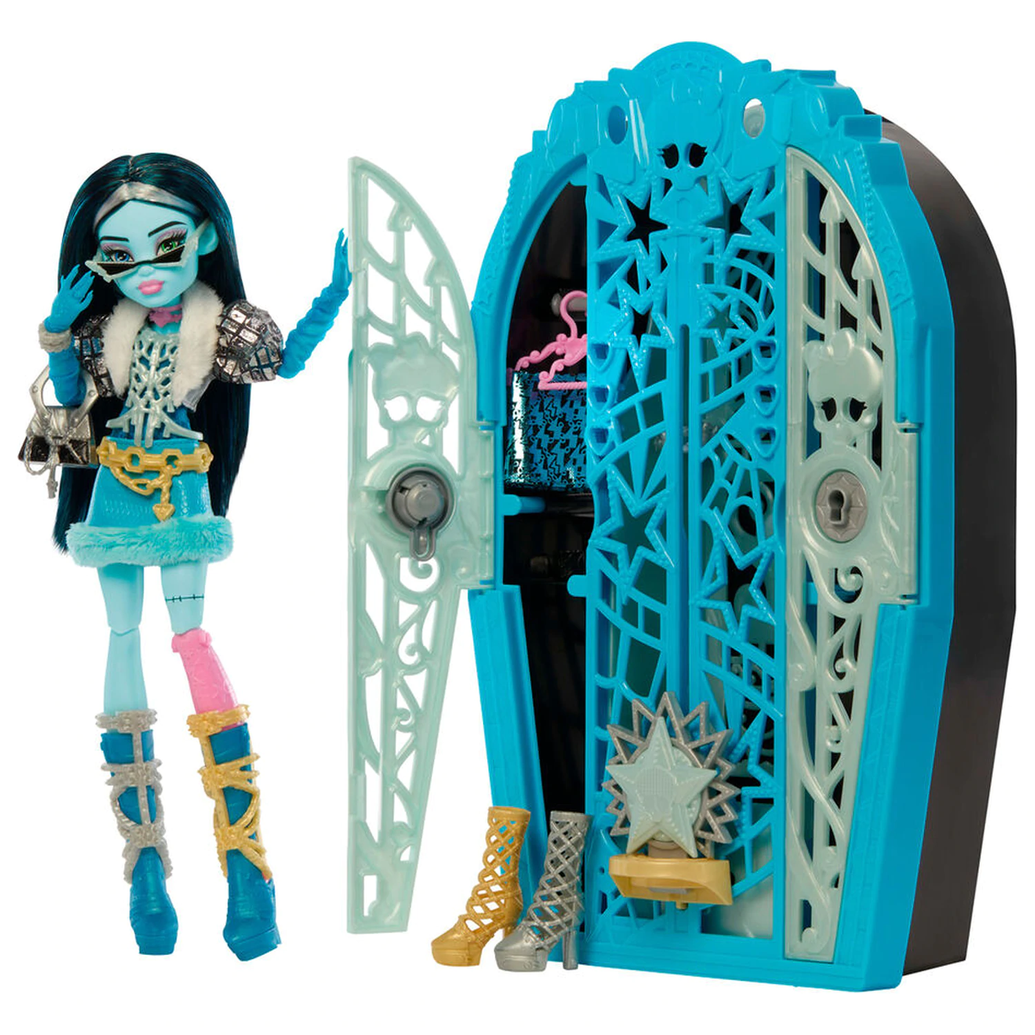 Monster High Skulltimate Secrets Hauntlywood Mysteries Frankie Puppe Produktfoto