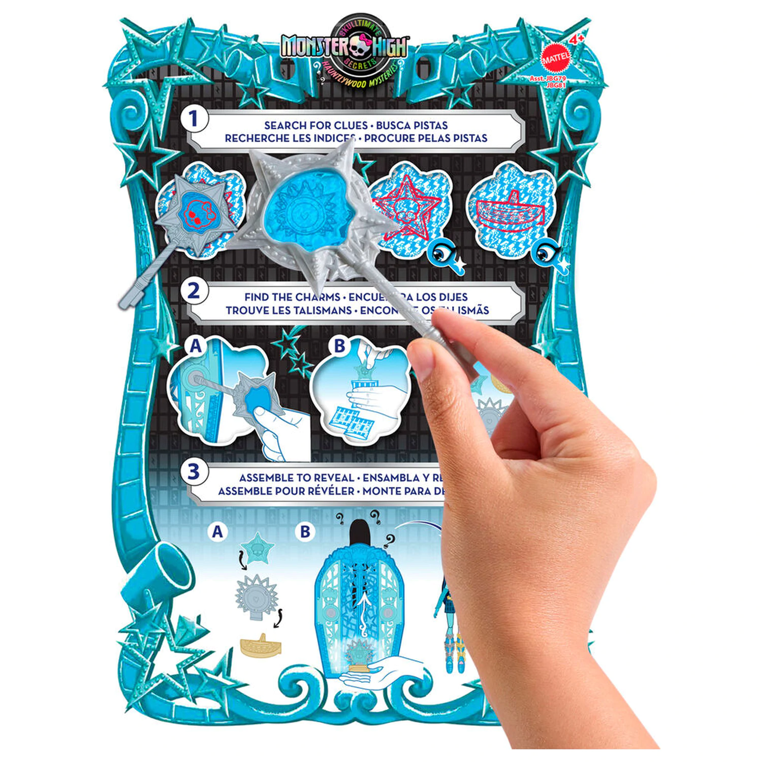 Monster High Skulltimate Secrets Hauntlywood Mysteries Frankie Puppe Produktfoto