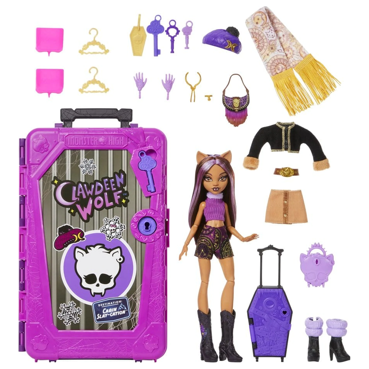 Monster High Skulltimate Secrets Puppe Clawdeen Wolf Produktfoto