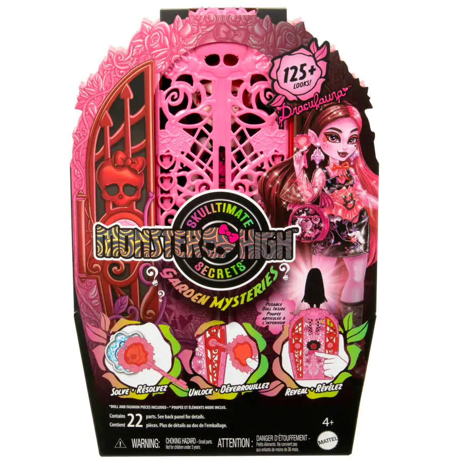 Monster High Skulltimate Secrets Midnight Garden Draculaura Puppe Produktfoto