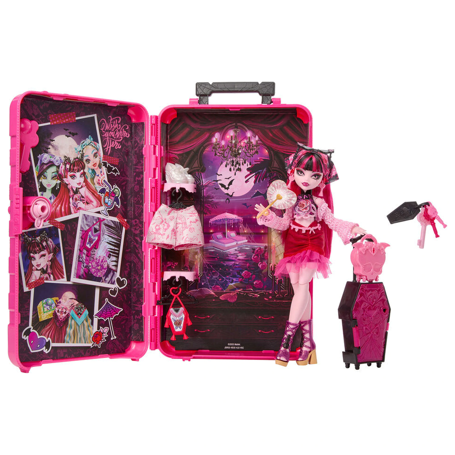Monster High Skulltimate Secrets Serie 7 Draculaura Puppe Produktfoto