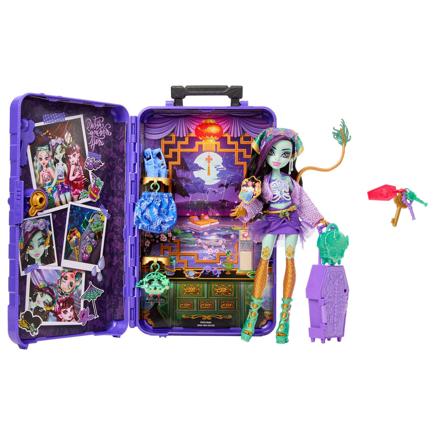 Monster High Skulltimate Secrets Series 7 Jinafire Puppe Produktfoto