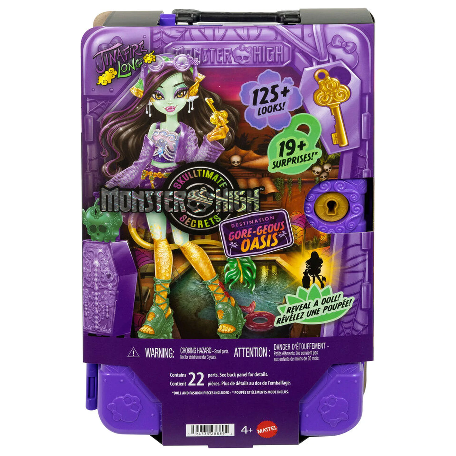 Monster High Skulltimate Secrets Series 7 Jinafire Puppe Produktfoto