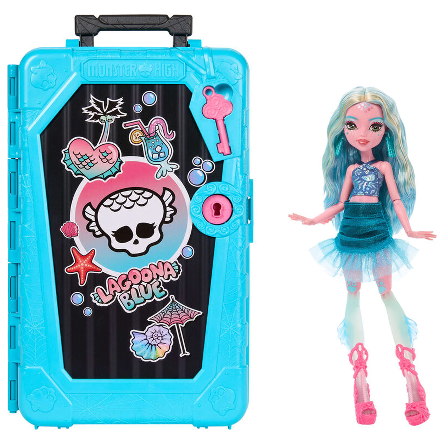 Monster High Skulltimate Secrets Series 7 Lagoona Blue Puppe Produktfoto