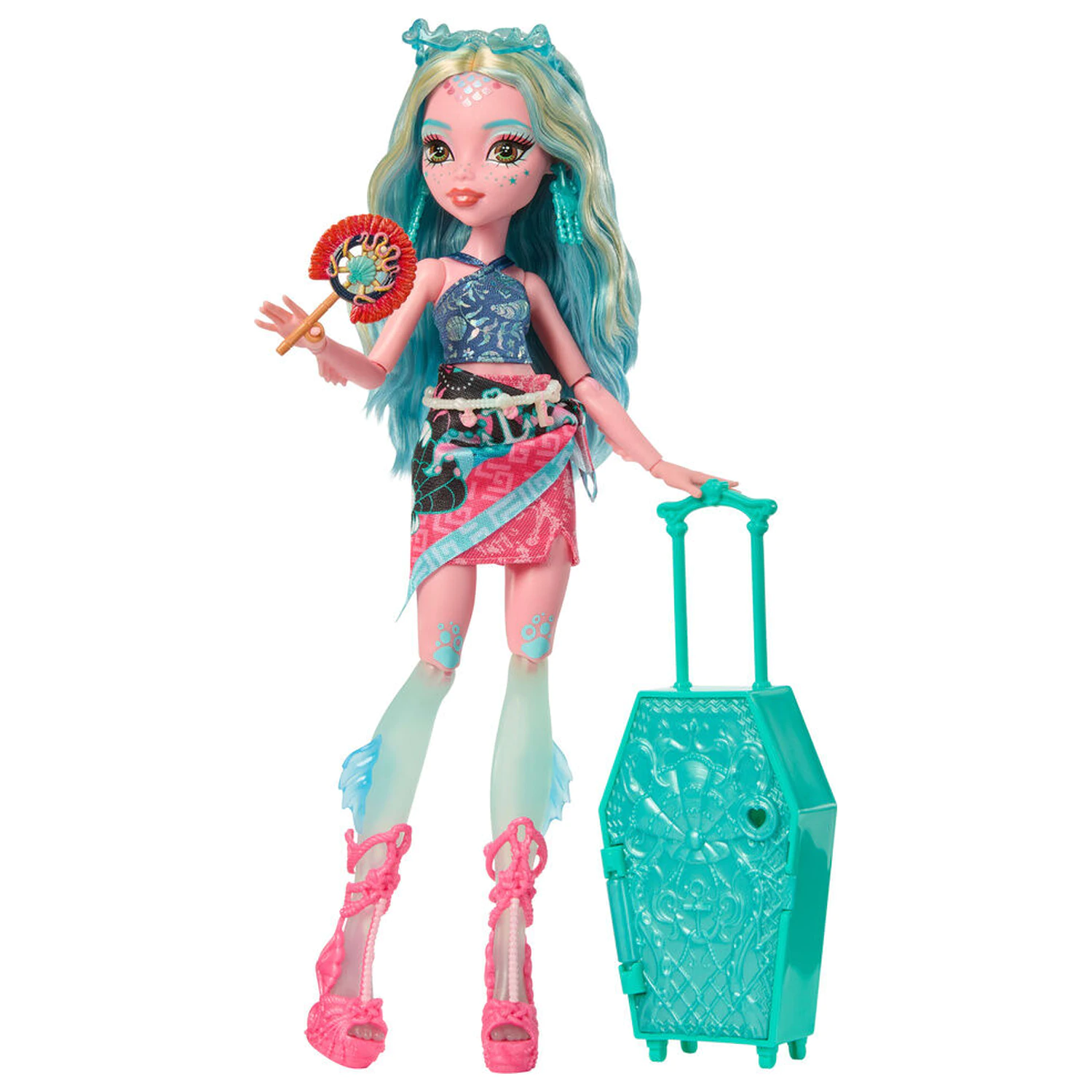 Monster High Skulltimate Secrets Series 7 Lagoona Blue Puppe Produktfoto