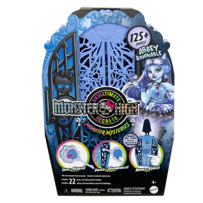 Monster High Skulltime Secrets Abbey Bominable Puppe + cupboard termékfotó