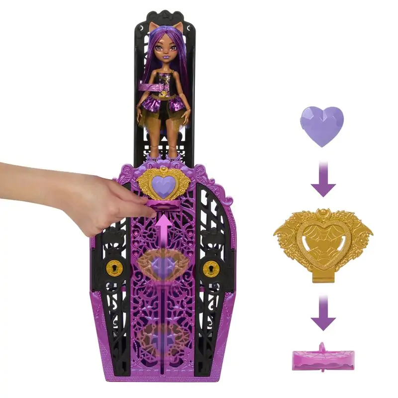 Monster High Skulltime Secrets Clawdeen Wolf Puppe Produktfoto