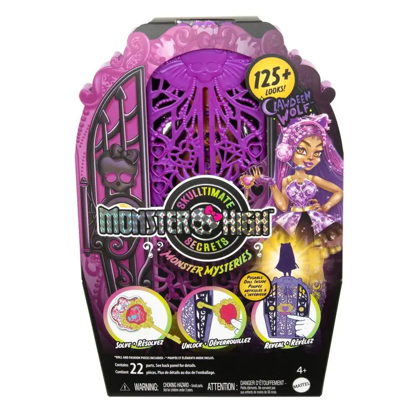 Monster High Skulltime Secrets Clawdeen Wolf Puppe Produktfoto
