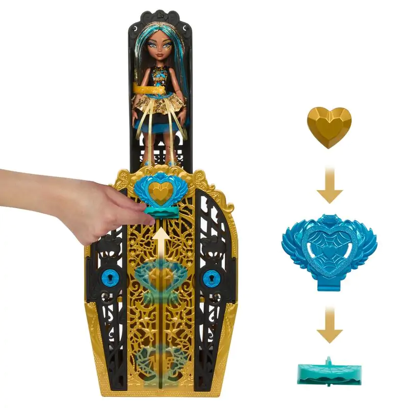Monster High Skulltime Secrets Cleo de Nile Puppe Produktfoto