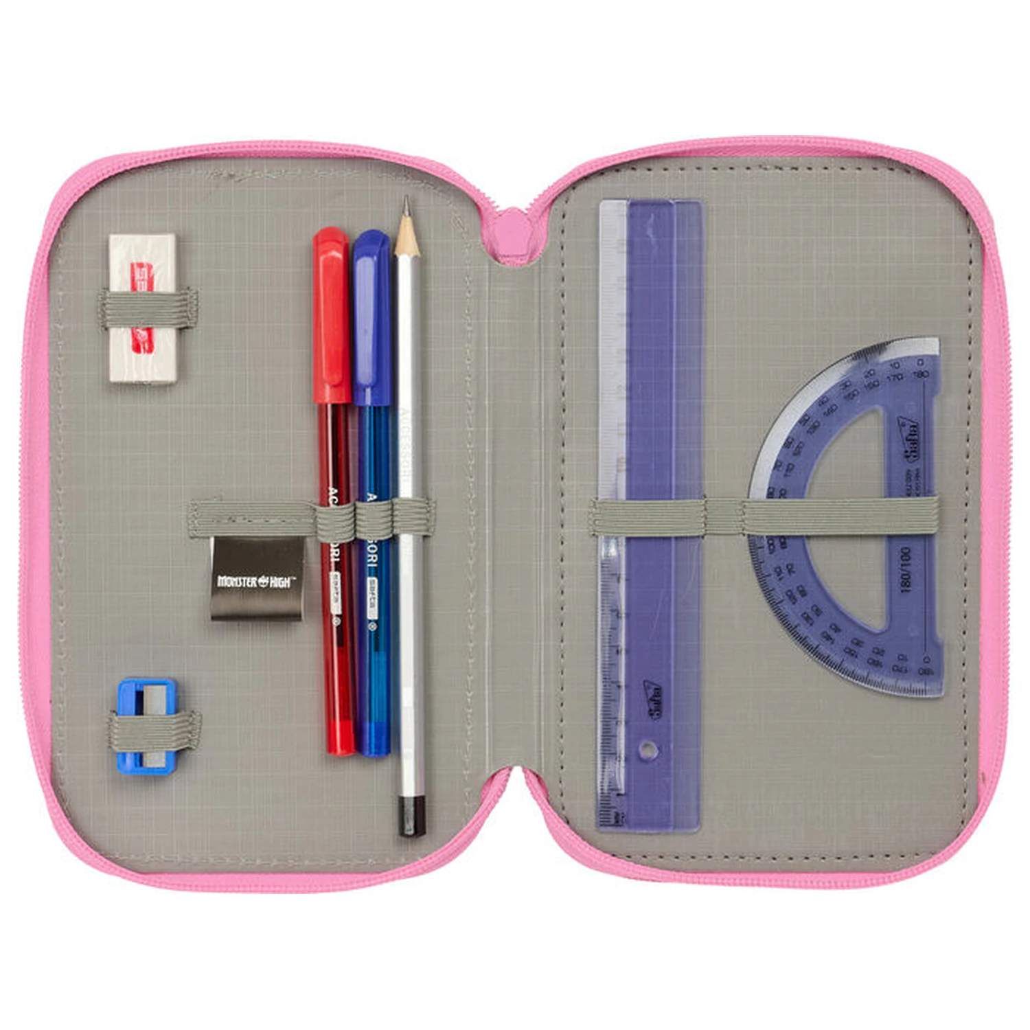 Monster High dreifach Federmappe 37 Stück Produktfoto