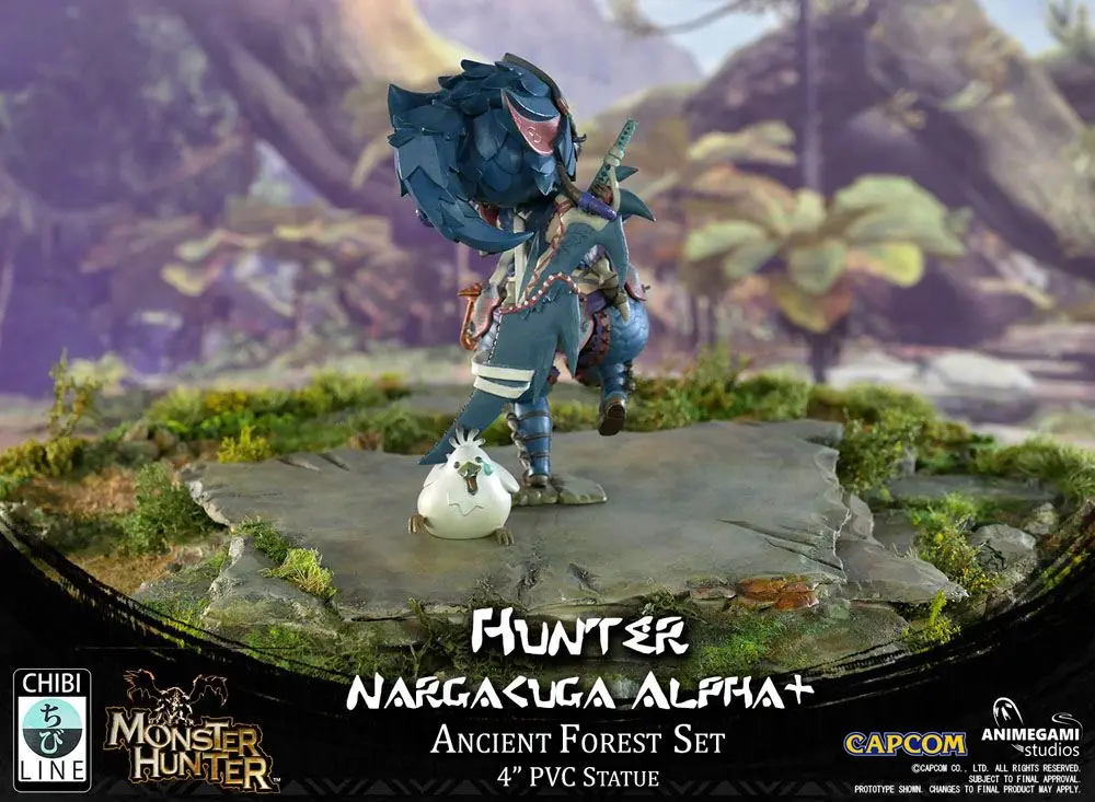 Monster Hunter PVC Statue Nargacuga Alpha+ 10 cm Produktfoto