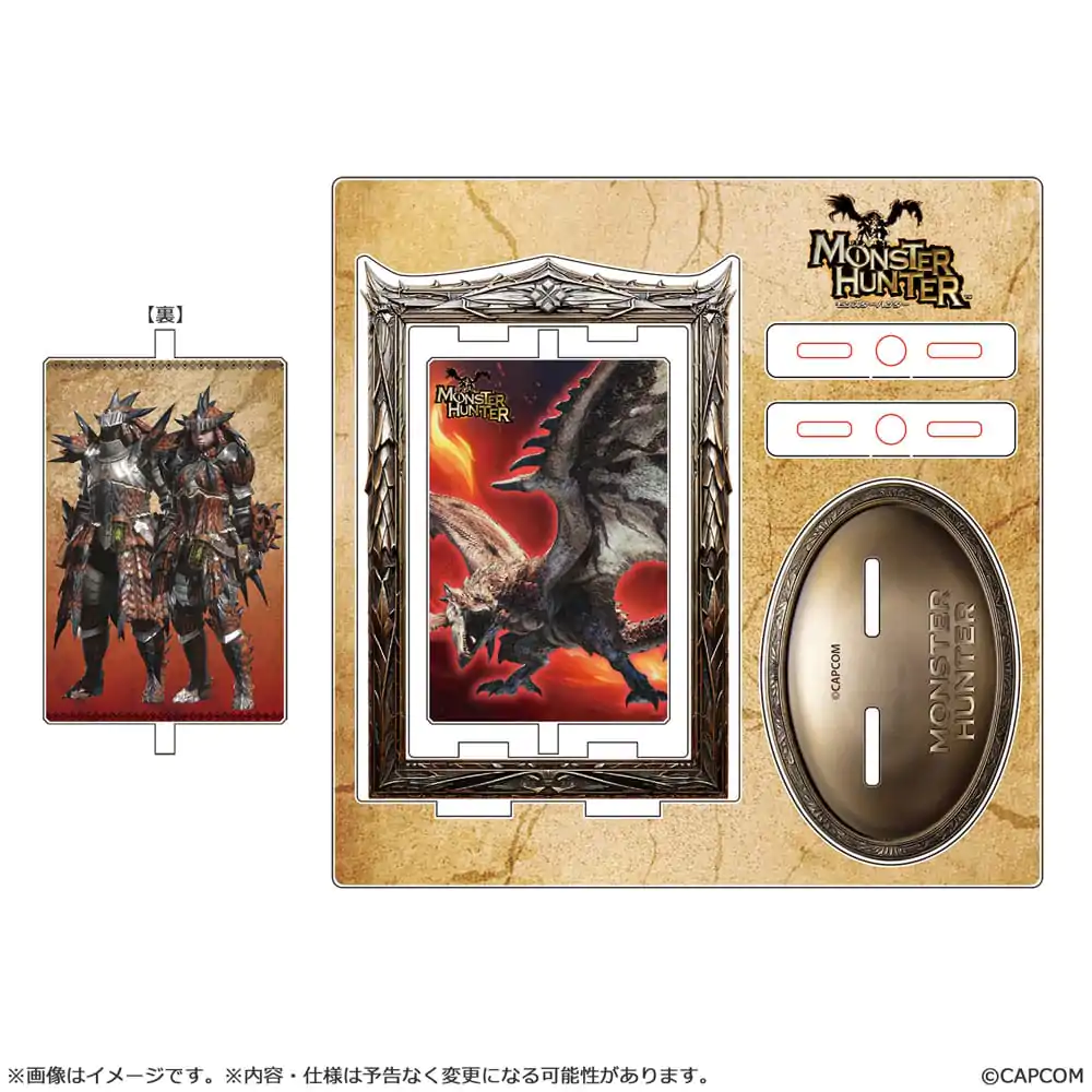 Monster Hunter Acryl Aufsteller Rathalos Drehbare 14 cm Produktfoto