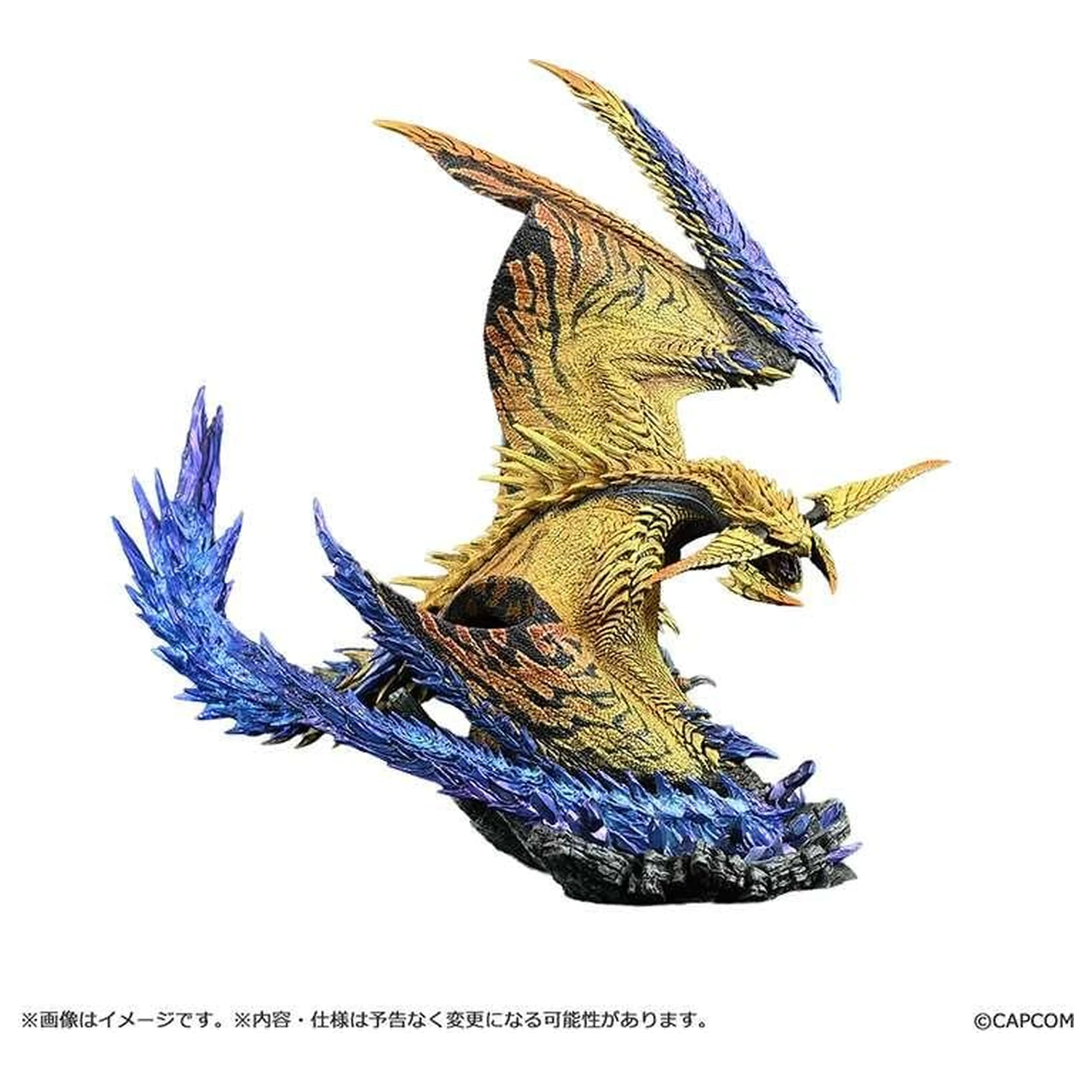 Monster Hunter Shining Thunder Wyvern Rey Dau Statue 28 cm Produktfoto