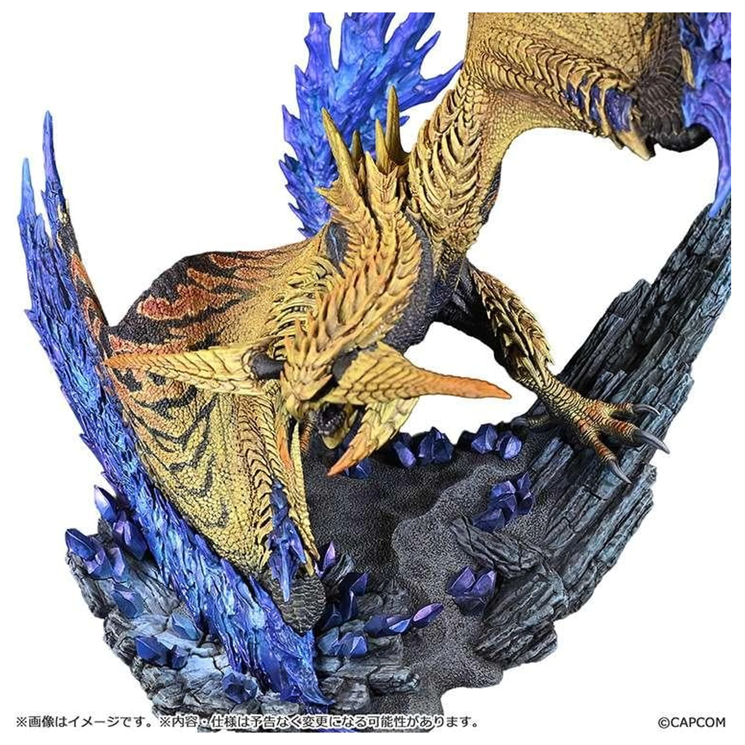 Monster Hunter Shining Thunder Wyvern Rey Dau Statue 28 cm Produktfoto