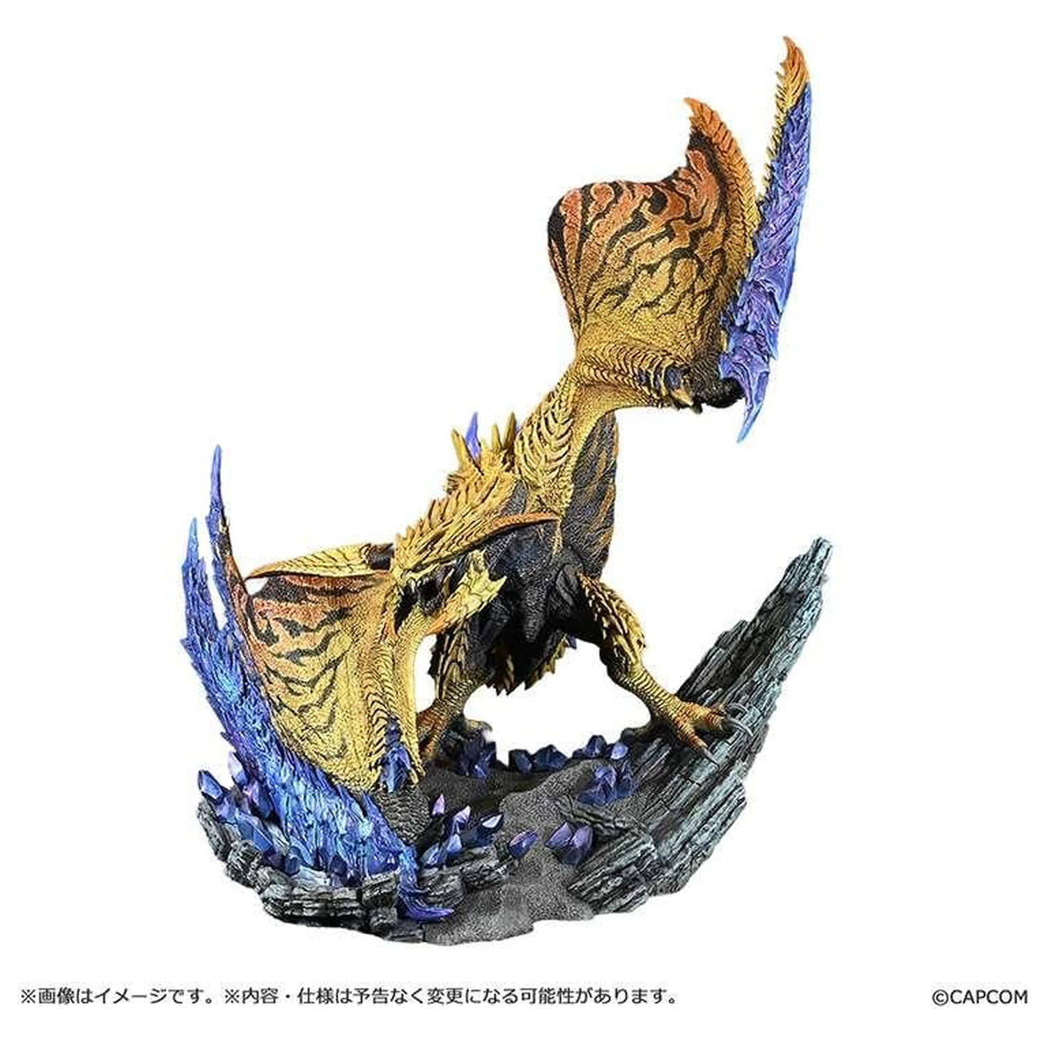 Monster Hunter Shining Thunder Wyvern Rey Dau Statue 28 cm Produktfoto