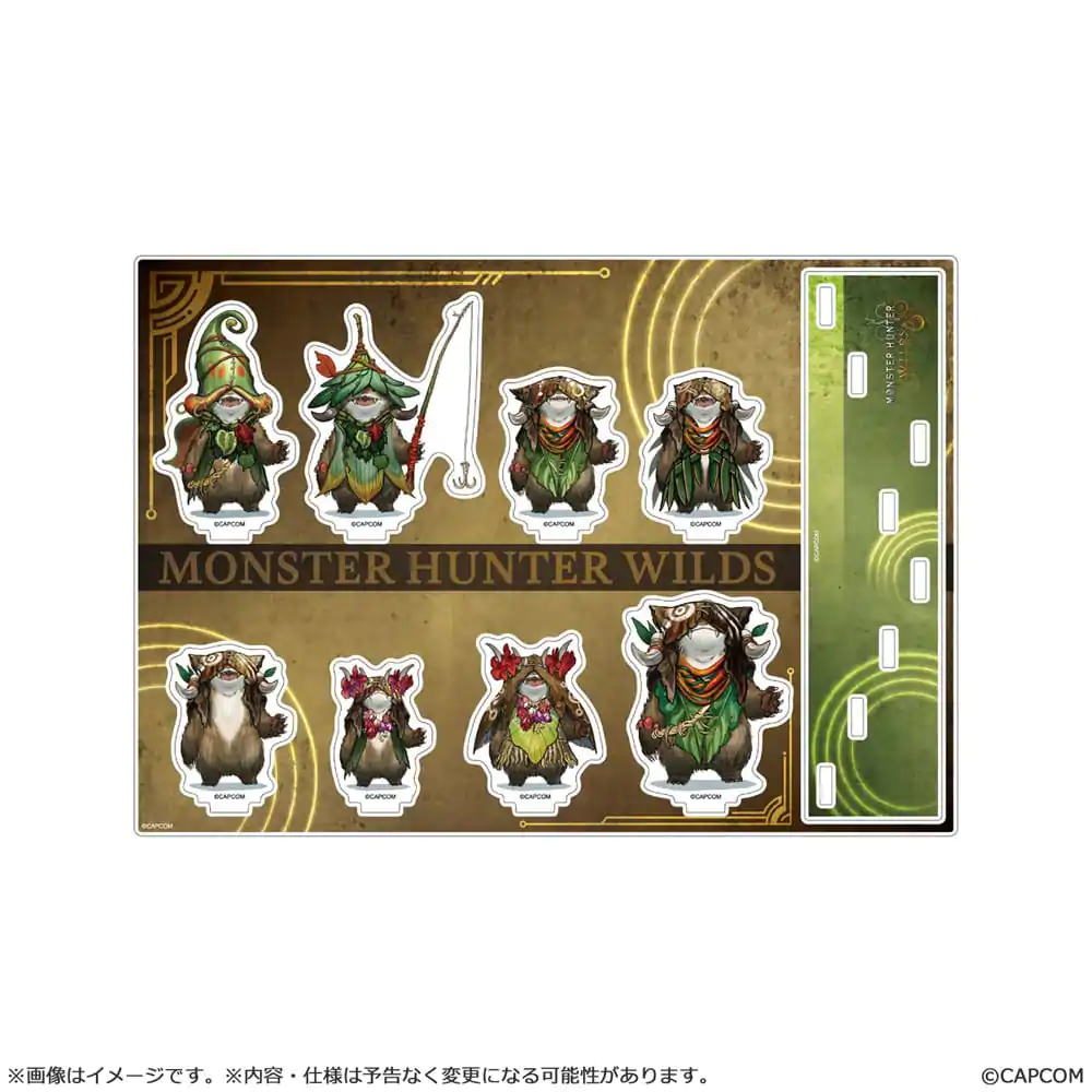 Monster Hunter Wilds Acryl Aufsteller Chomber Set 15 cm Produktfoto