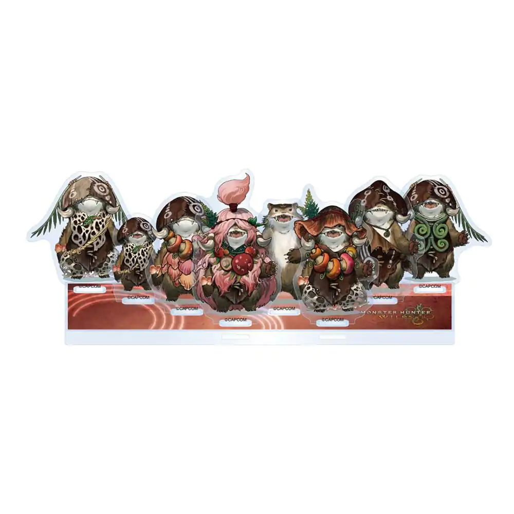 Monster Hunter Wilds Acryl Aufsteller Plumpeach Set 15 cm Produktfoto
