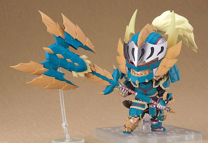 Monster Hunter World Iceborne Nendoroid Action Figur Hunter Male Zinogre Alpha Armor 10 cm Produktfoto