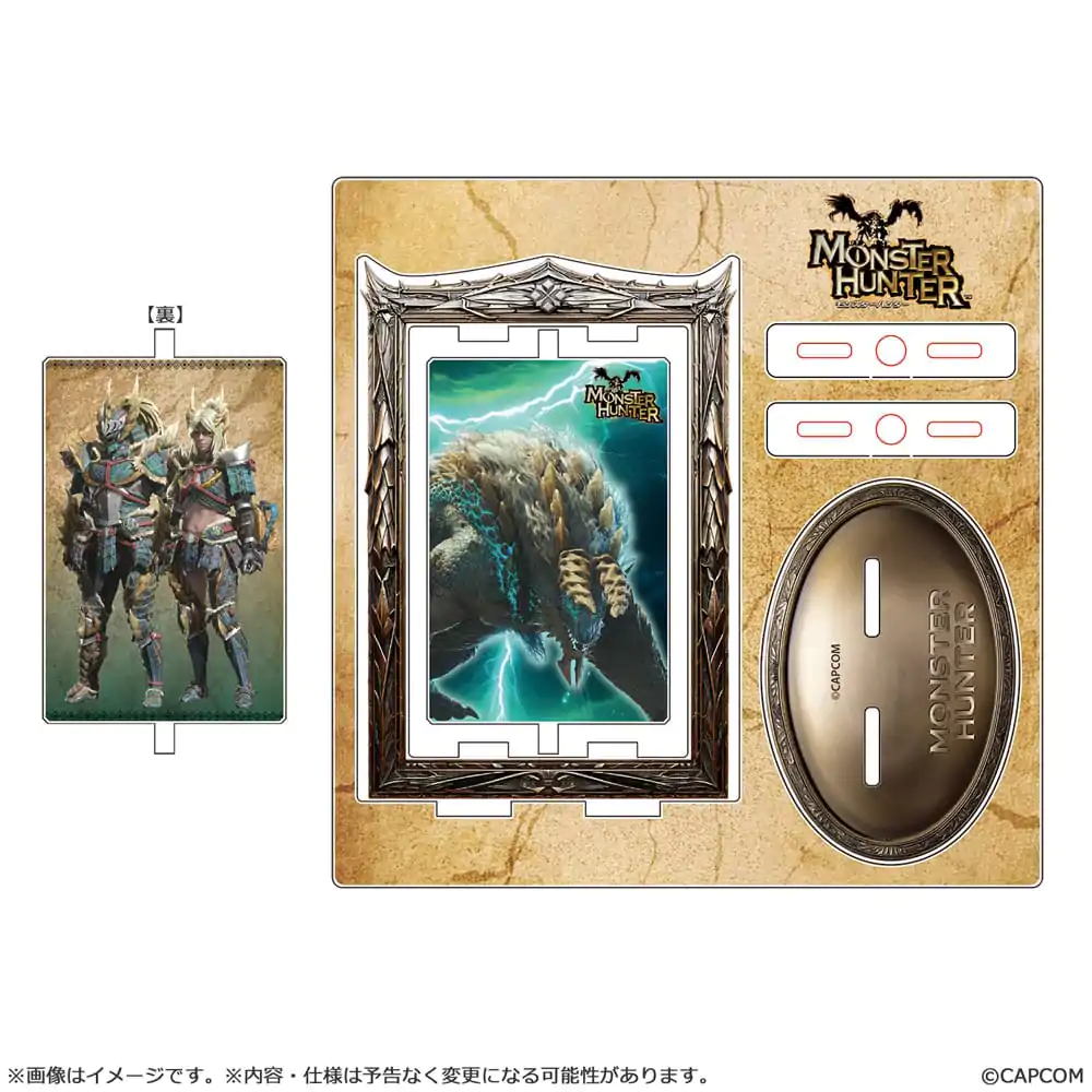 Monster Hunter Acrylic Stand Zinogre Drehbare 14 cm Produktfoto