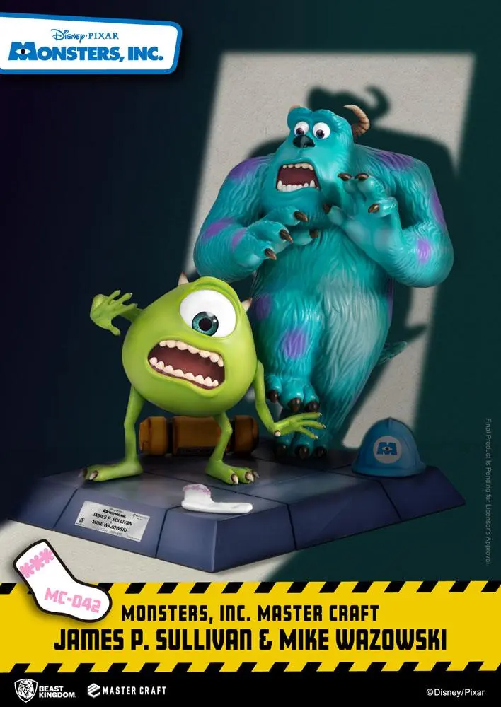 Die Monster AG Master Craft Statue James P. Sullivan & Mike Wazowski 34 cm Produktfoto