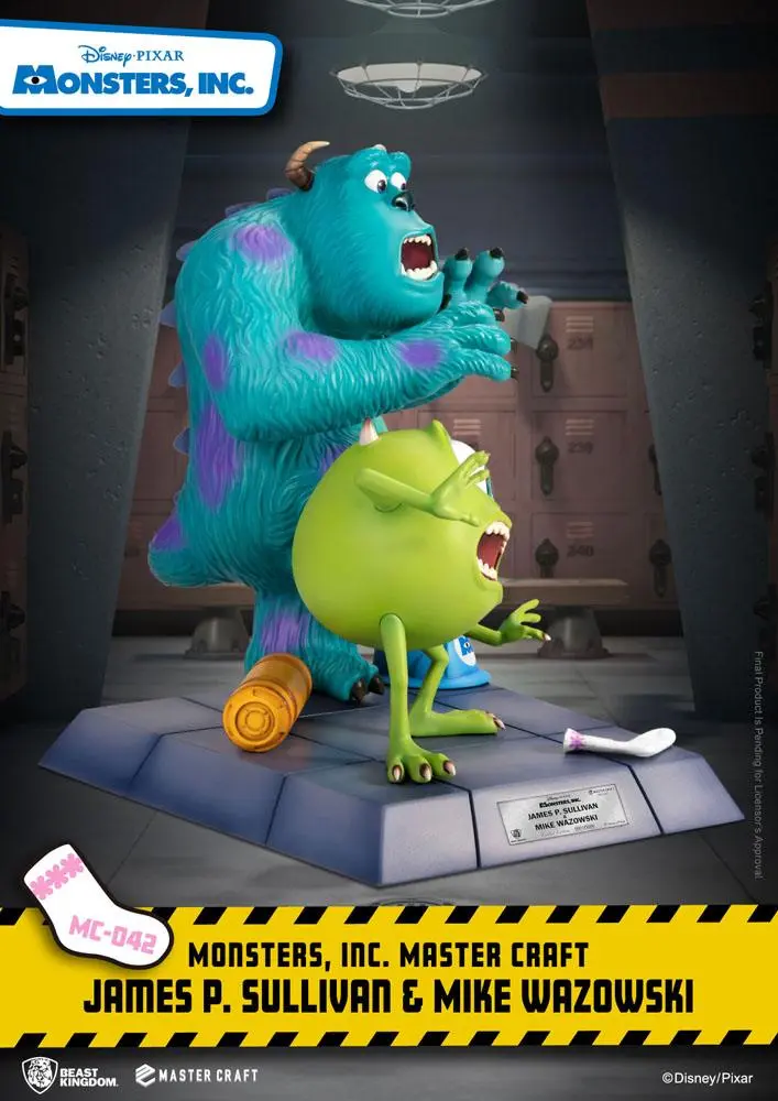 Die Monster AG Master Craft Statue James P. Sullivan & Mike Wazowski 34 cm Produktfoto