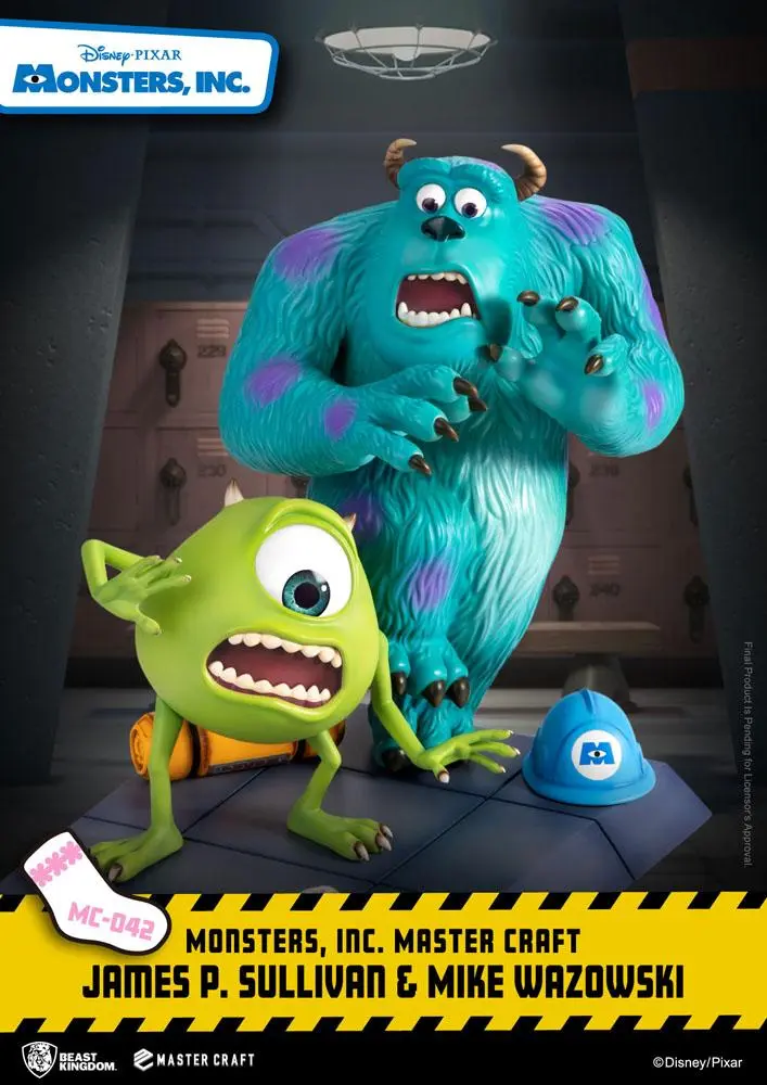 Die Monster AG Master Craft Statue James P. Sullivan & Mike Wazowski 34 cm Produktfoto