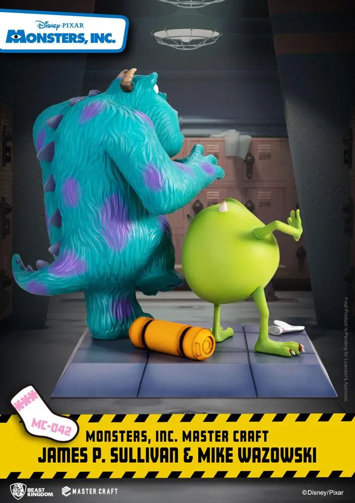 Die Monster AG Master Craft Statue James P. Sullivan & Mike Wazowski 34 cm Produktfoto