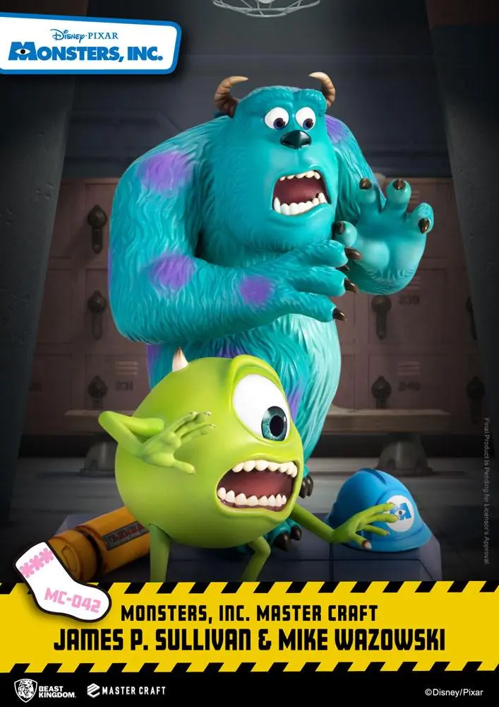 Die Monster AG Master Craft Statue James P. Sullivan & Mike Wazowski 34 cm Produktfoto