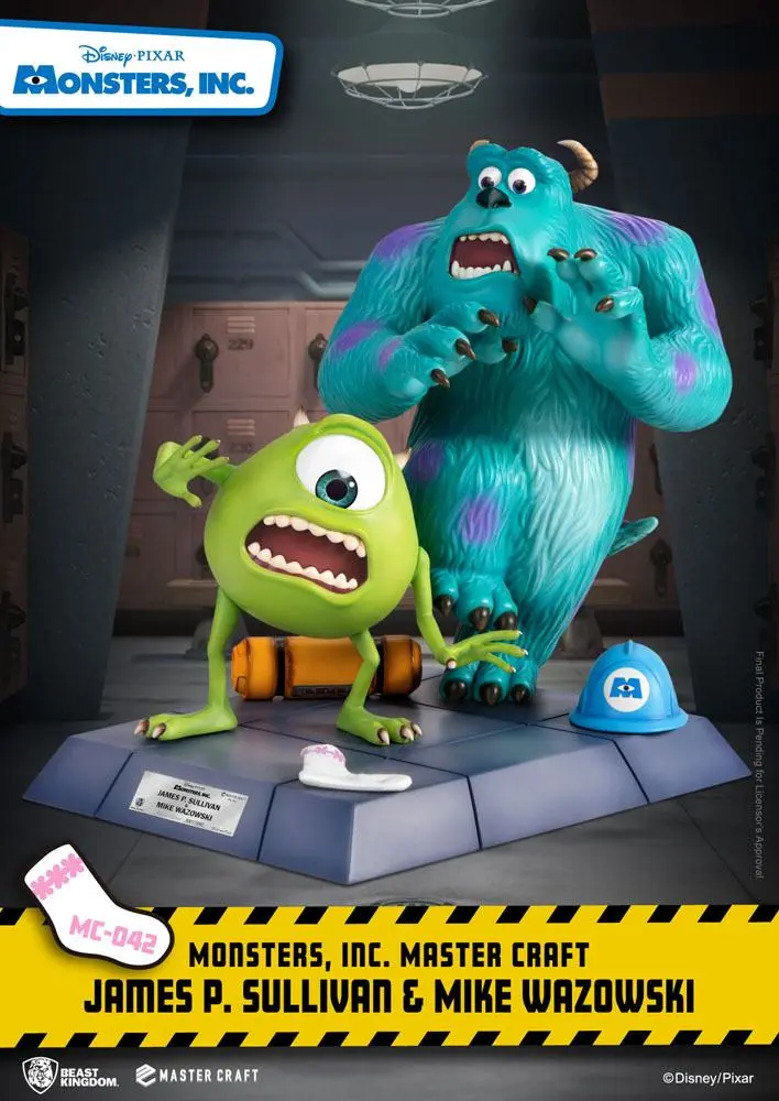 Die Monster AG Master Craft Statue James P. Sullivan & Mike Wazowski 34 cm Produktfoto