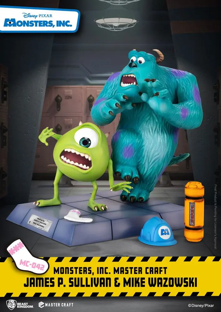 Die Monster AG Master Craft Statue James P. Sullivan & Mike Wazowski 34 cm Produktfoto