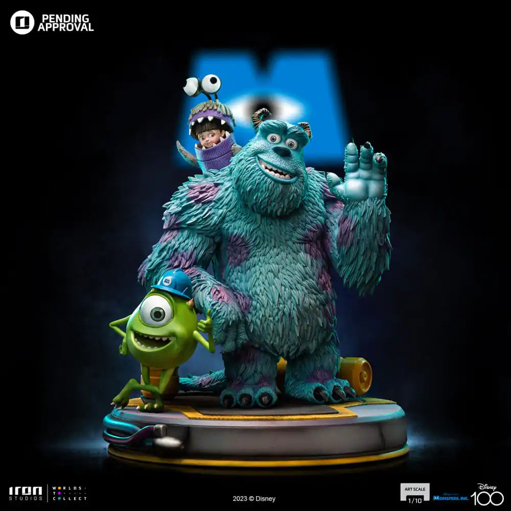 Die Monster AG Art Scale Statue 1/10 James P. Sullivan, Mike Glotzkowski 29 cm Produktfoto