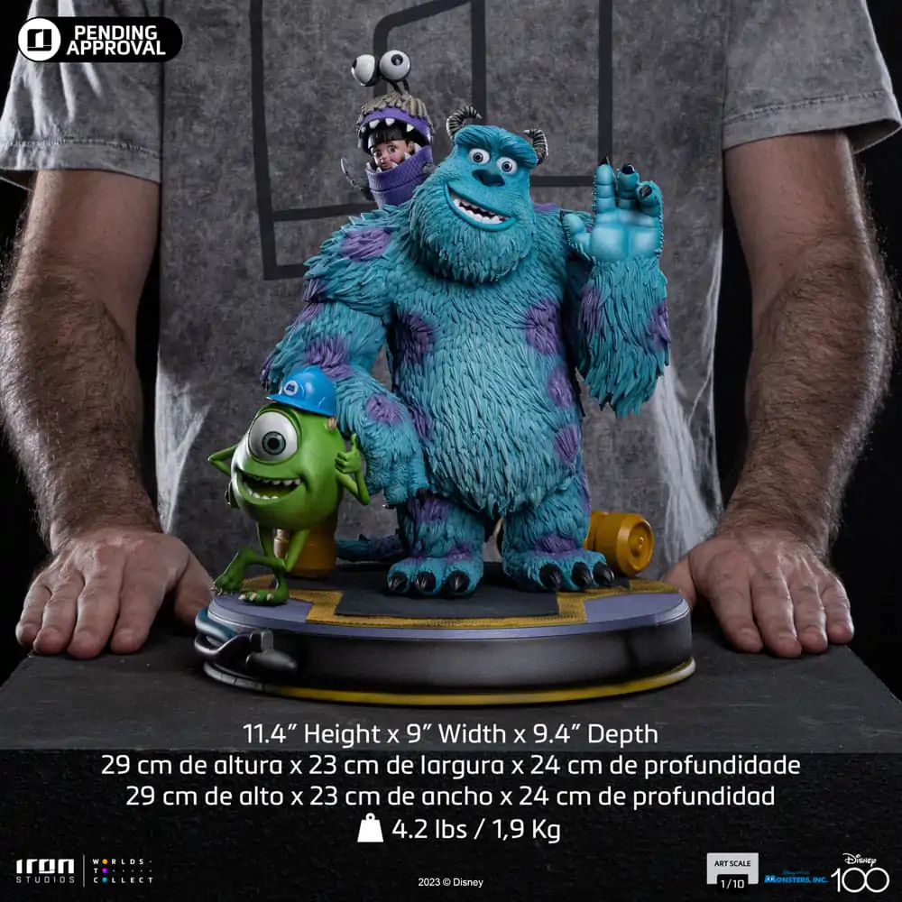 Die Monster AG Art Scale Statue 1/10 James P. Sullivan, Mike Glotzkowski 29 cm Produktfoto