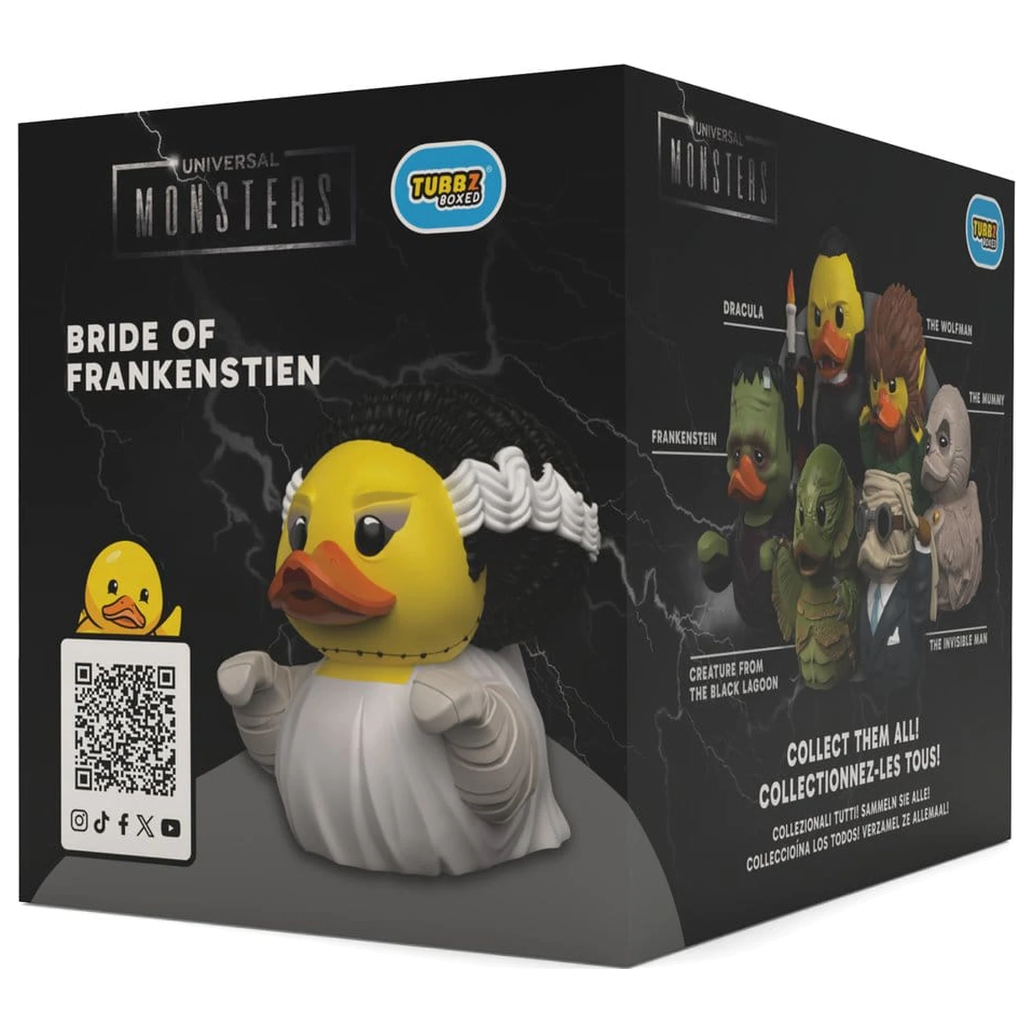 Monsters Tubbz PVC Figur Bride of Frankenstein Boxed Edition 10 cm Produktfoto