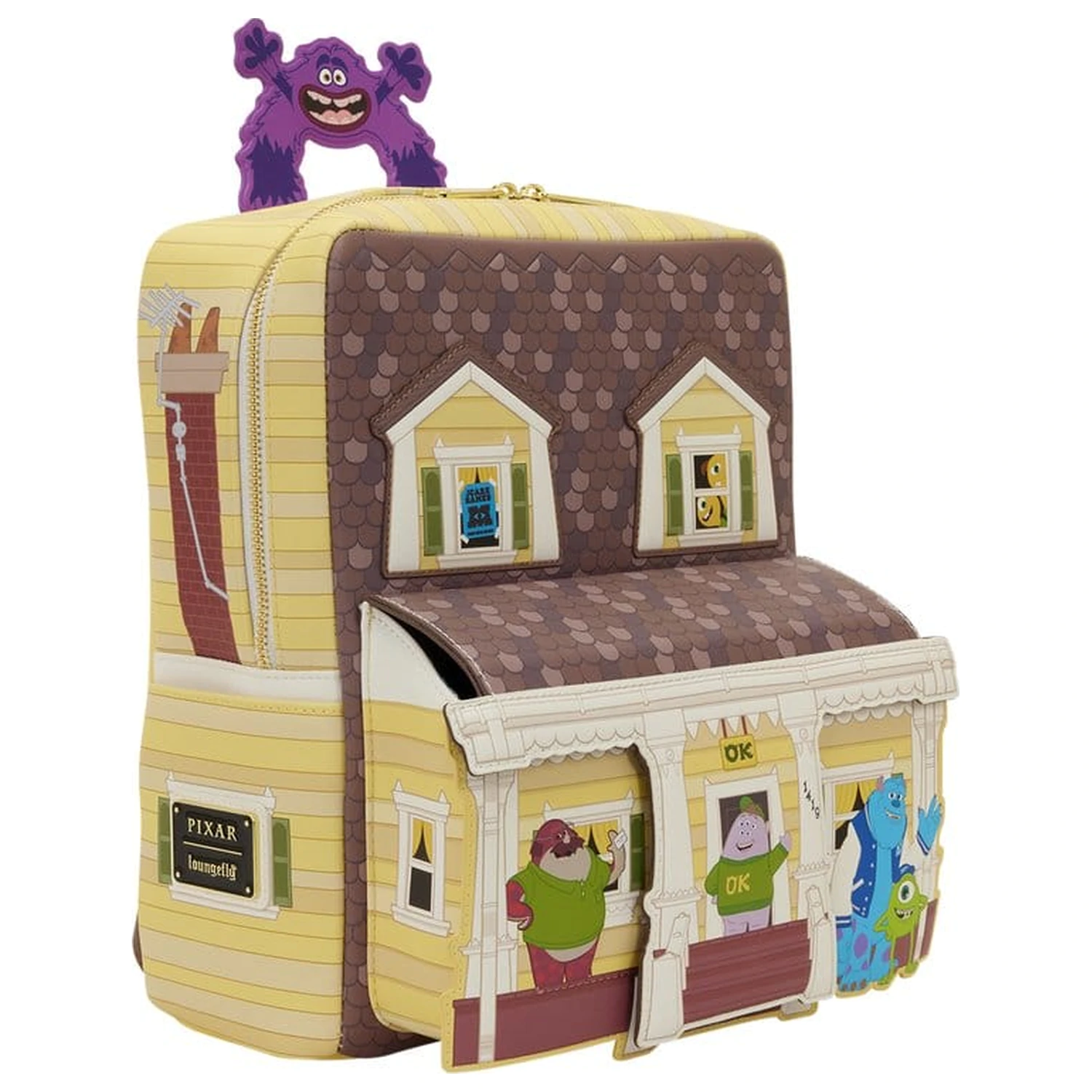 Monsters University Oozma Kappa House figürlicher Mini Rucksack Produktfoto