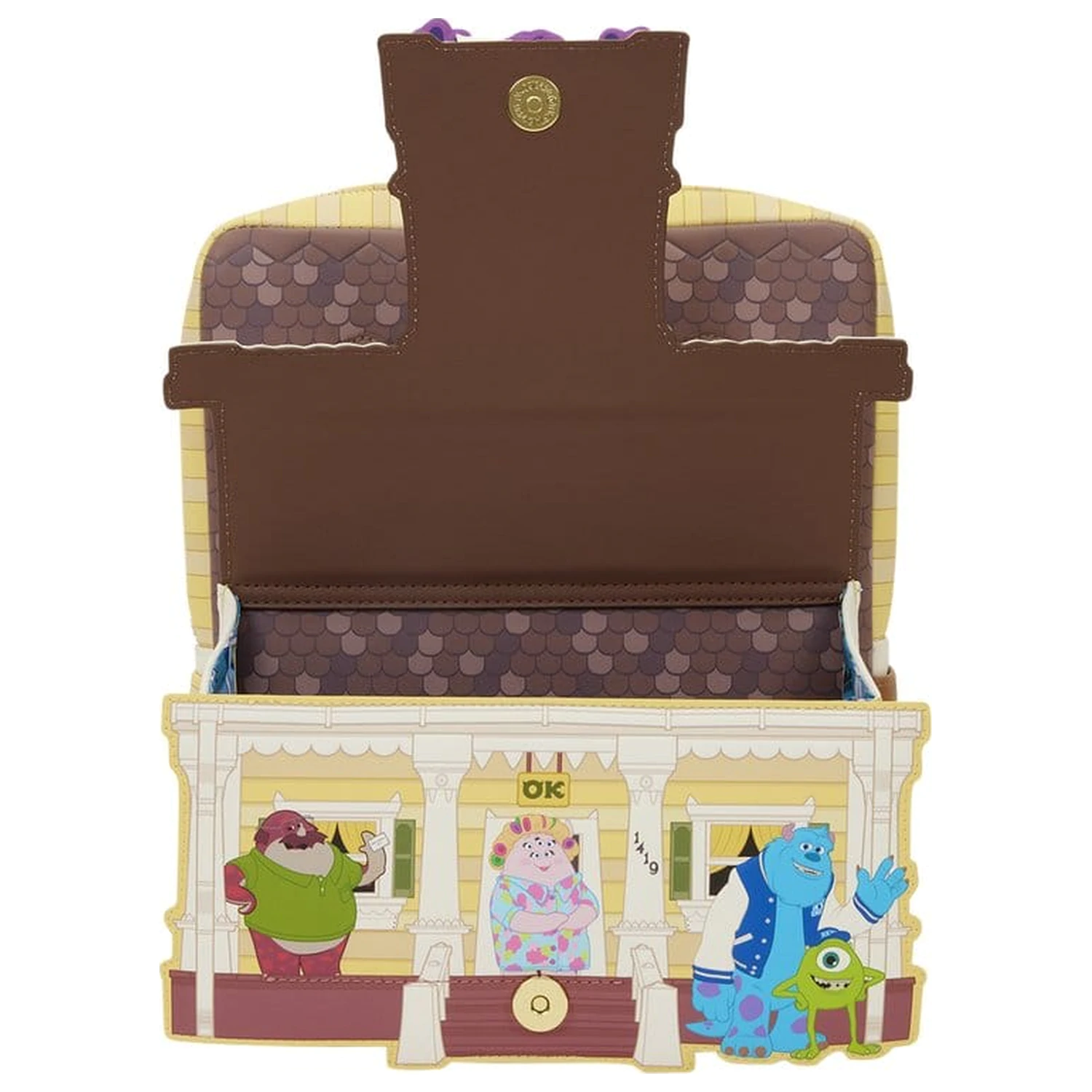 Monsters University Oozma Kappa House figürlicher Mini Rucksack Produktfoto