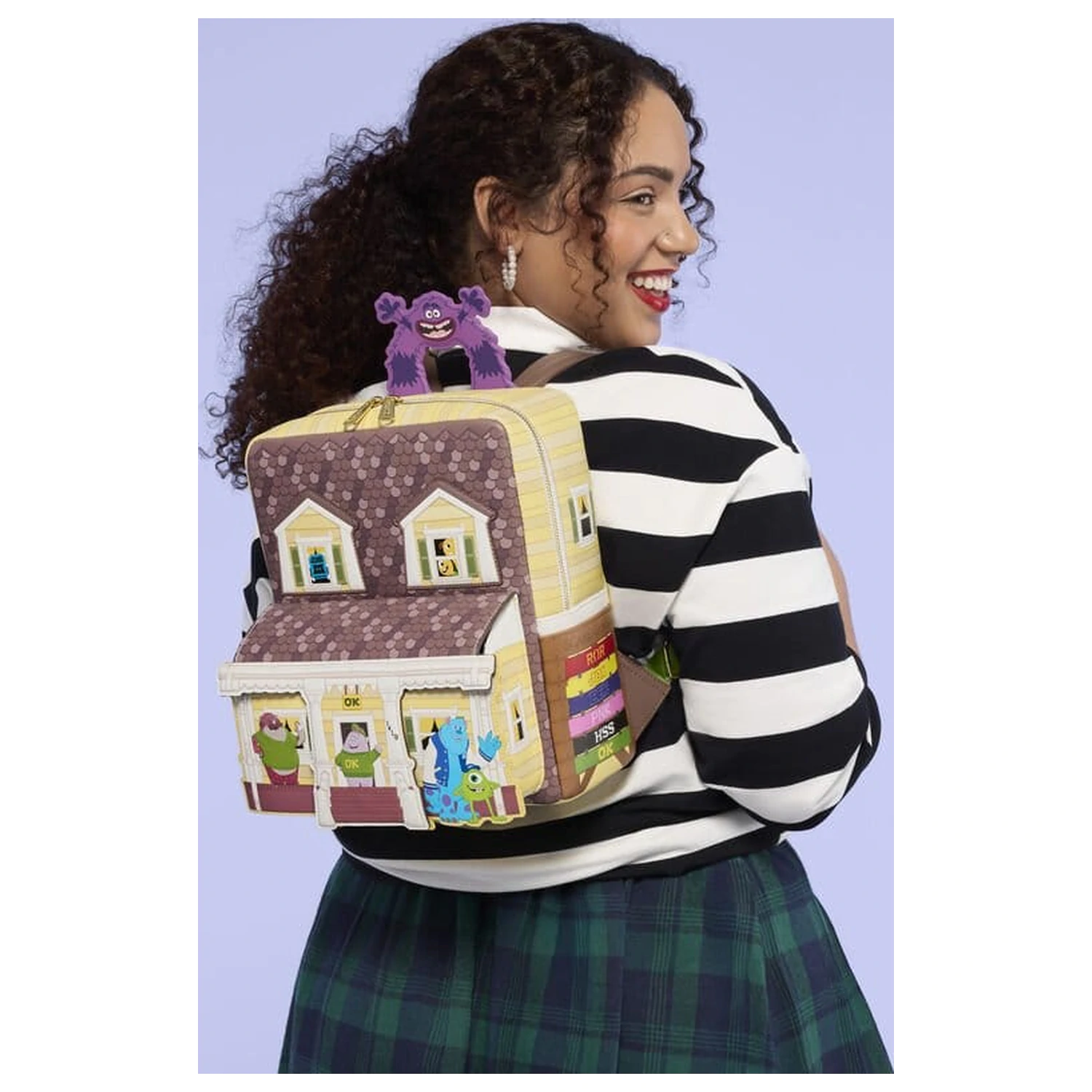 Monsters University Oozma Kappa House figürlicher Mini Rucksack Produktfoto