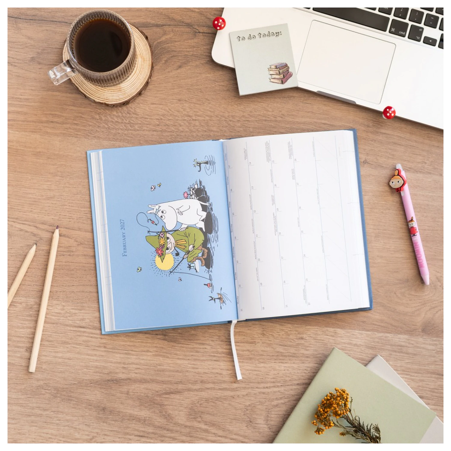 Moomin Akademischer Planer 2026/27 A5 *Englische Version* Produktfoto