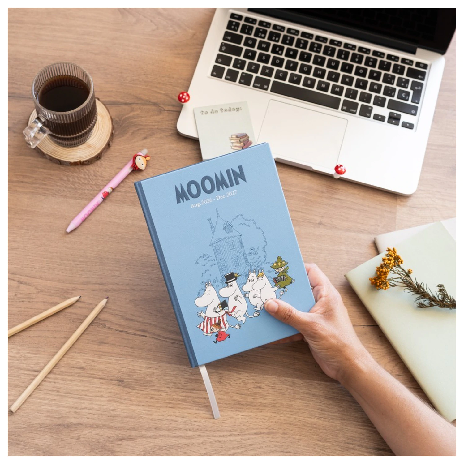 Moomin Akademischer Planer 2026/27 A5 *Englische Version* Produktfoto