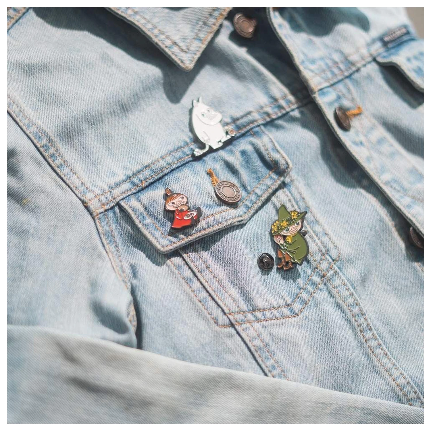 Moomin Set mit 4 Pins Produktfoto