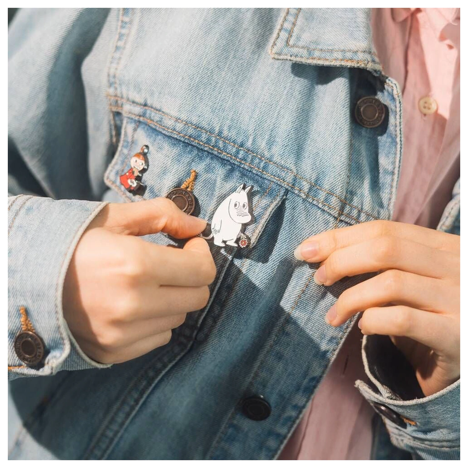 Moomin Set mit 4 Pins Produktfoto