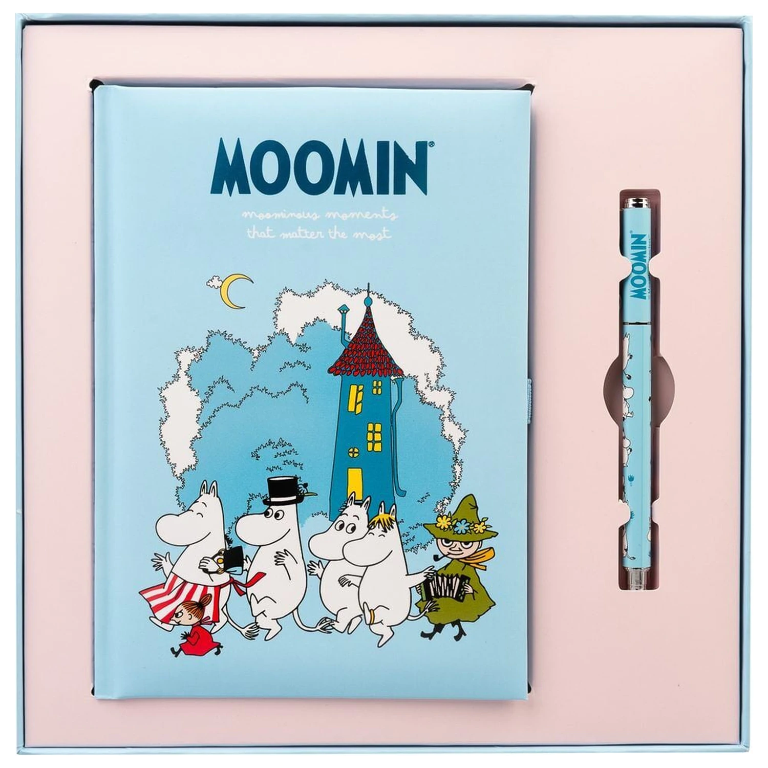Moomin A5 Notizbuch und Stift-Set Produktfoto