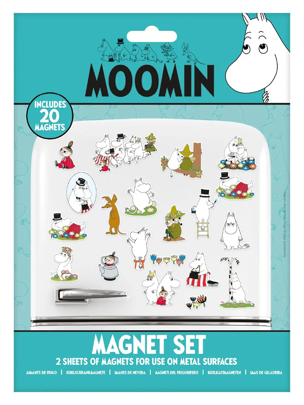 Moomin Magnete Set Moomins Produktfoto