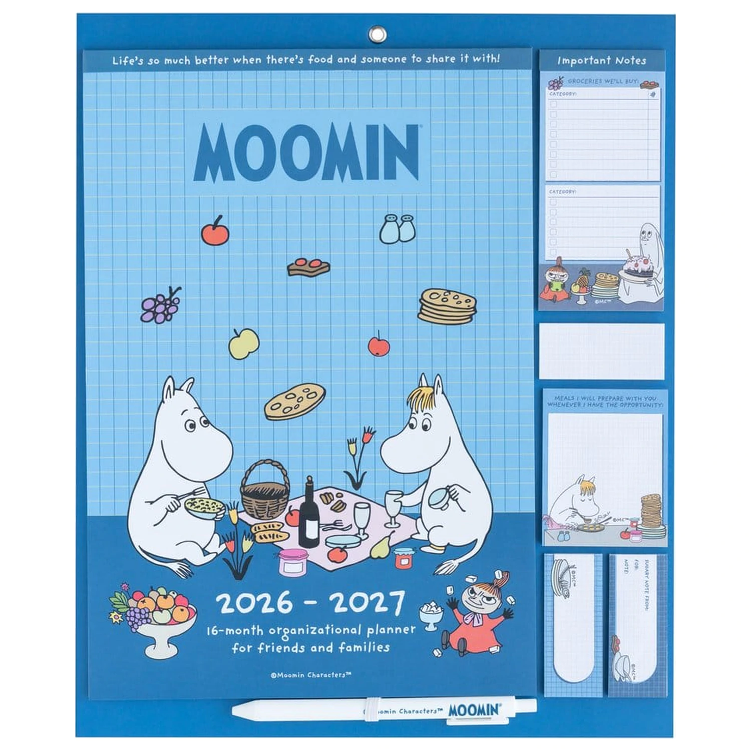 Moomin Magnetischer Planer 2026/27 30 x 35 cm Produktfoto