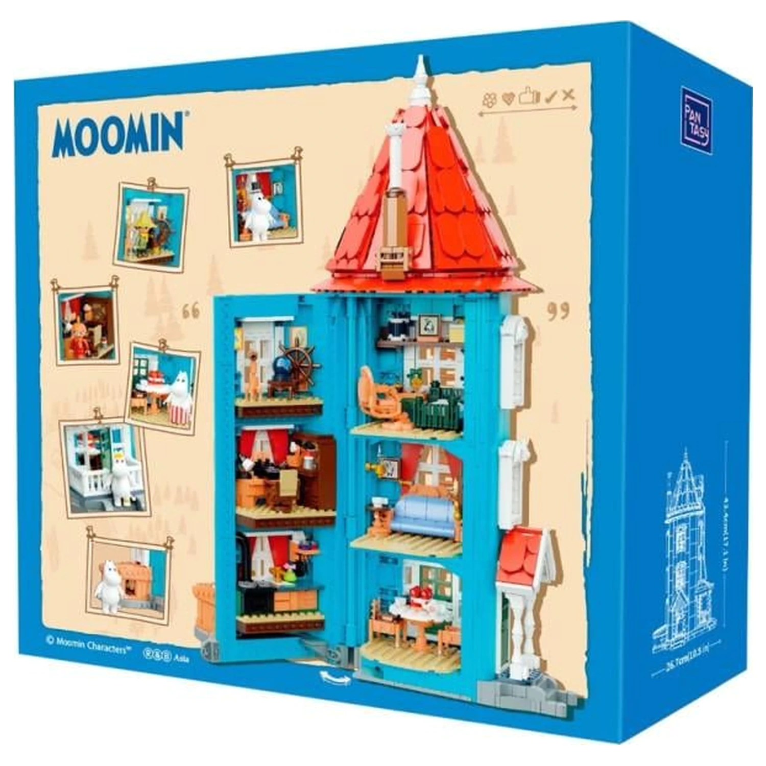 MOOMIN Moomin House Bausteine 1757 Teile Produktfoto