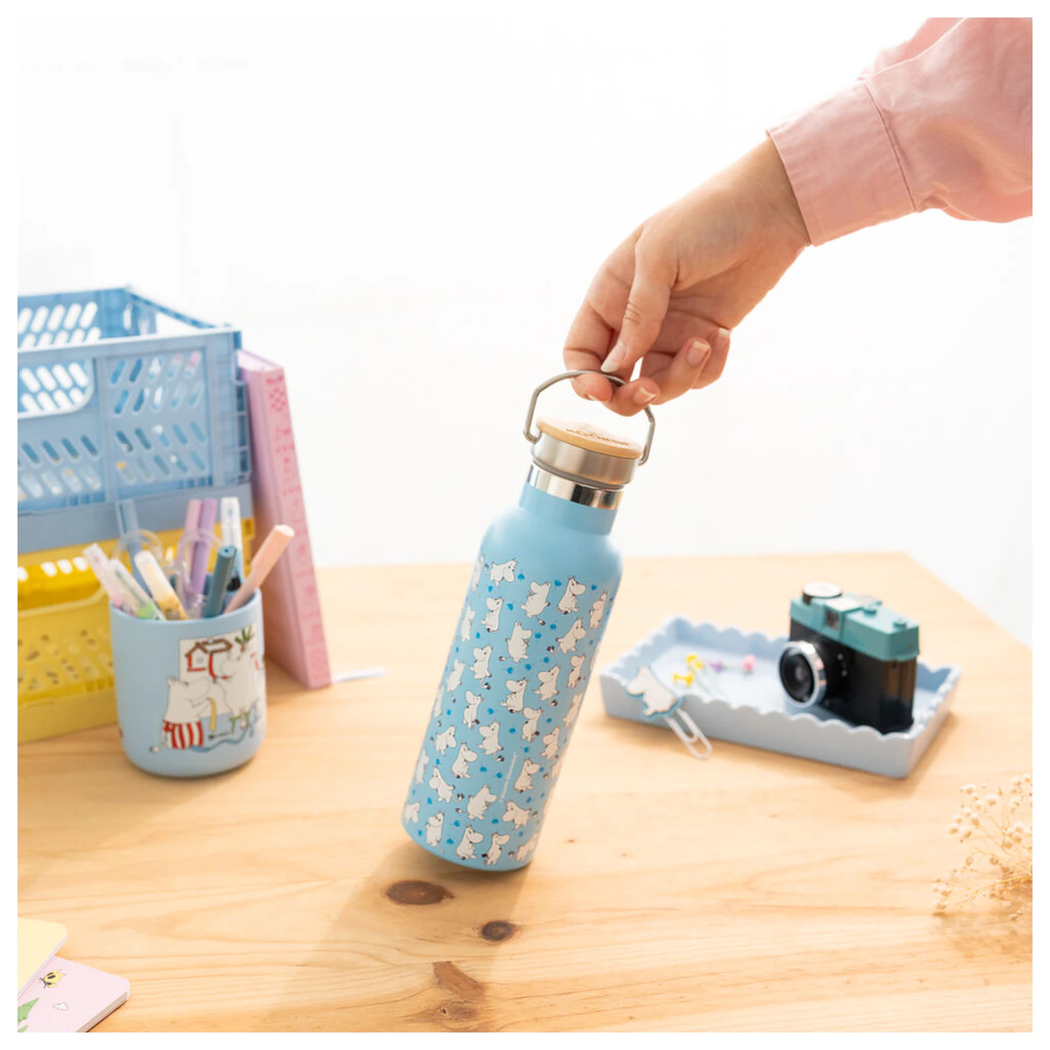 Moomin Edelstahlflasche 500 Milliliter Produktfoto