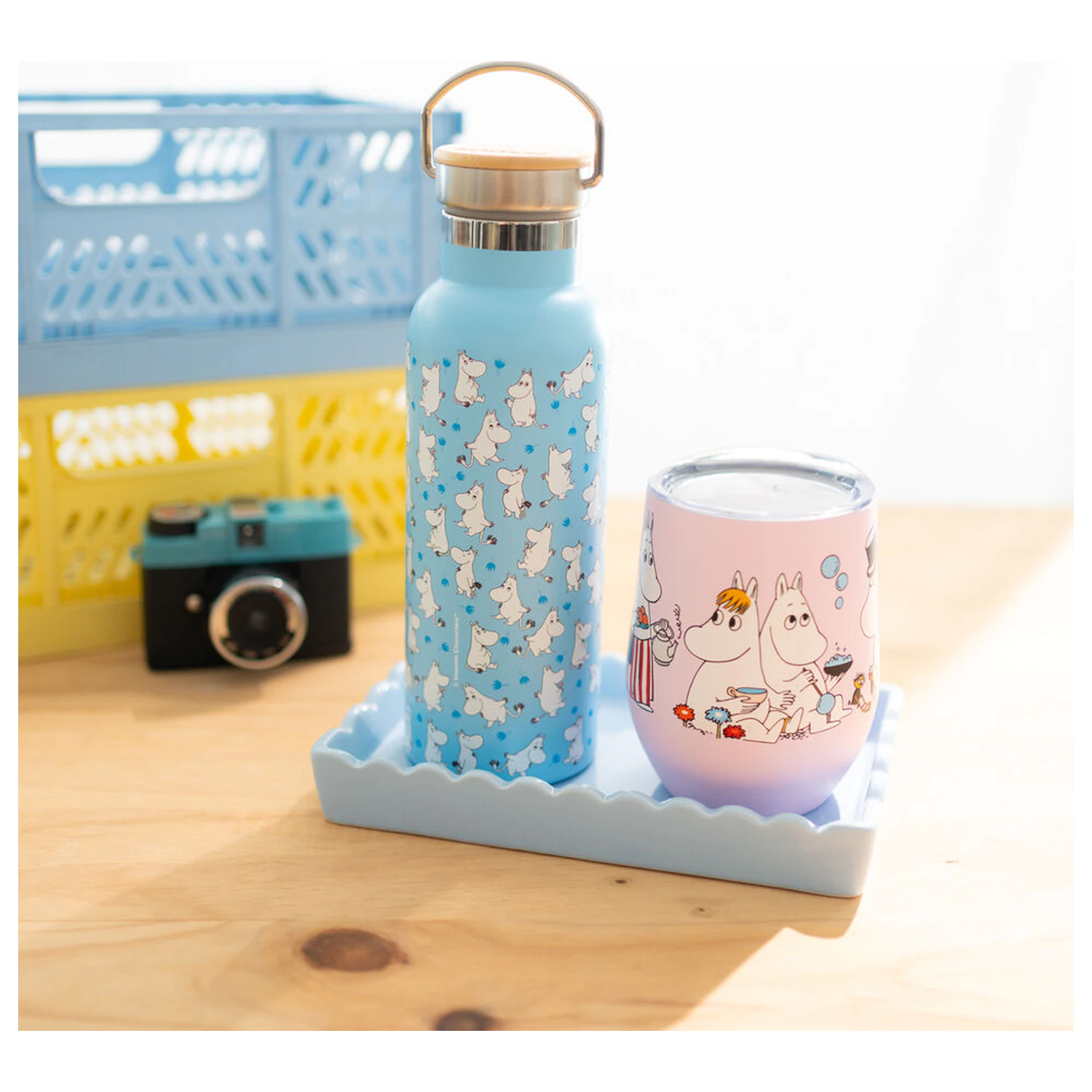 Moomin Edelstahlflasche 500 Milliliter Produktfoto