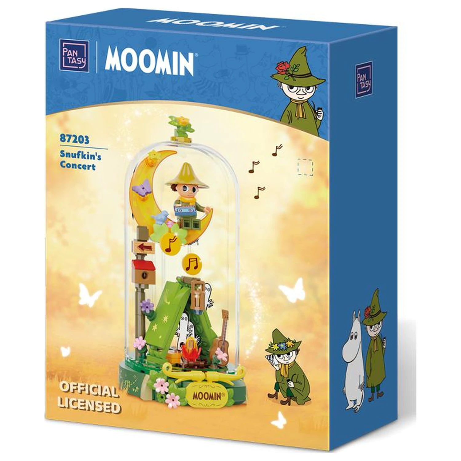 Moomin Snufkin's Concert Bausteine 225 Stk. Produktfoto
