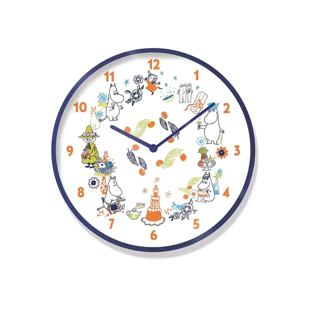 Mumins Wanduhr Characters Produktfoto