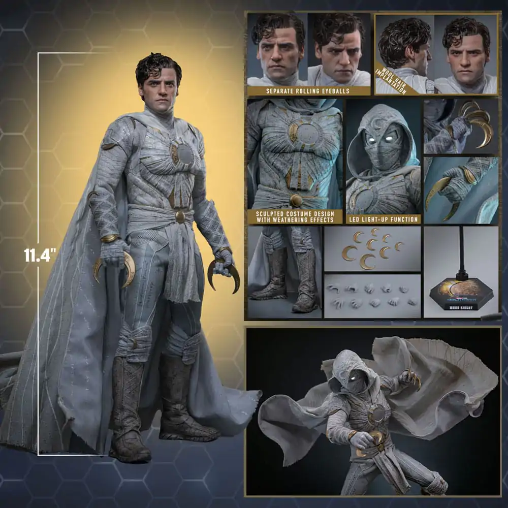 Moon Knight Action Figur 1/6 Moon Knight Artisan Edition 29 cm Produktfoto